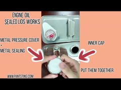 Barattoli di latta vuoti dell'olio per motori 4liter 1gallon