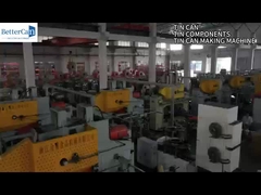 Capo di sacchetto a fiore bianco con chiusura 0,35 mm Capo OEM per secchio di latta 0,38 mm Spessore