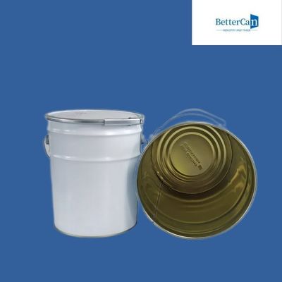 comprare ISO9001 5 Gallon Tin Bucket Car Dipinto Metal Bucket 20litri White Bucket online manufacture