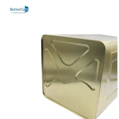 comprare La pittura quadrata Tin Cans Custom latta ISO9001 della pittura del metallo da 5 galloni ha approvato online manufacture