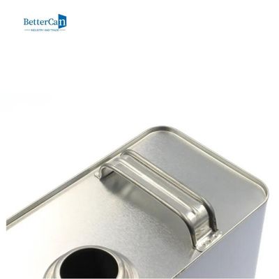 comprare Il quadrato latte vuote della pittura da 4 litri vernicia la mano latta della pittura del metallo da 1 gallone online manufacture