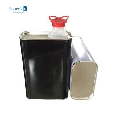 comprare l'automobile 1L dipinge Tin Plate Cans Square Auto che la pittura può con i coperchi di compressione online manufacture