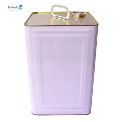 comprare La pittura industriale adesiva inscatola le latte vuote della pittura del metallo del quadrato da 10 litri online manufacture