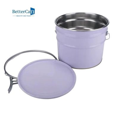comprare La pittura di decorazione bianca può secchio del metallo da 5 galloni con il coperchio ISO9001 approvato online manufacture