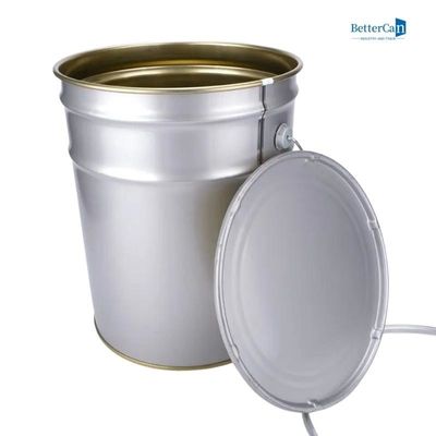 comprare Il metallo che decora la pittura può arrotondare cinque secchi di gallone con i coperchi online manufacture