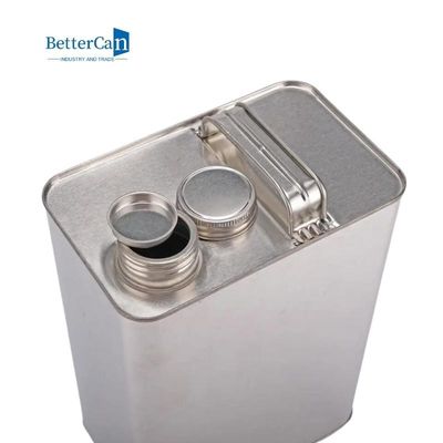 comprare stile di 4L F che decora la latta della pittura   La pittura d'argento vuota inscatola con con tappo a vite online manufacture