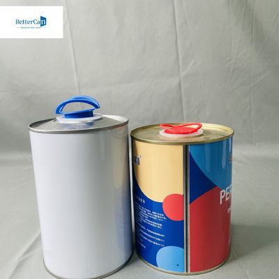comprare 1 litro di pittura a tenuta stagnola con tappo di plastica piccola stampa CMYK online manufacture