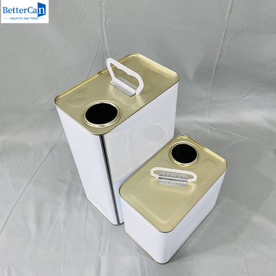 comprare 5L vuoti di latta di vernice, scatole di latta rettangolare, scatole di vernice piccole online manufacture