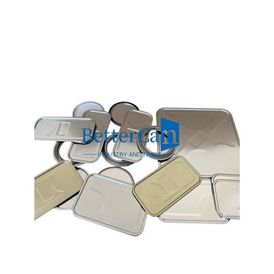 comprare 0.28mm Rectangular Tin Components 1liter Square Gold OEM Tin Accessories online manufacture