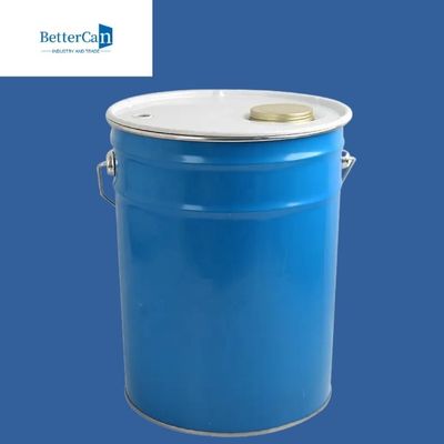 Secchio vuoto 20L della pittura del metallo secchio bianco della pittura da 5 galloni con altezza regolabile