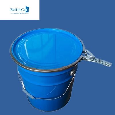 La latta della pittura per esterni del metallo, svuota l'acciaio Pail With Lid da 5 galloni