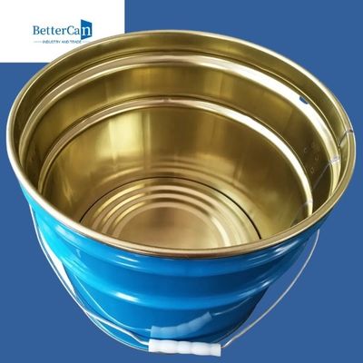 Il metallo risigillabile dipinge il secchio di Pail Bucket Metal Five Gallon con il coperchio della maniglia