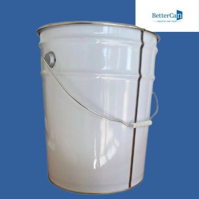 secchio 0.28mm della pittura del giro 10l vuoti con il coperchio del fiore dell'ansa