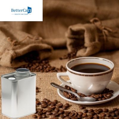 caffè Bean Tin Rust Resistant Square Tea Tin Cans del metallo 9Oz