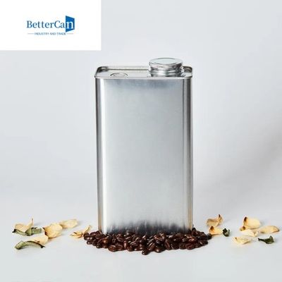 450Gram caffè Bean Tin 1 libbra 16 Oz Tin Container With One Valve