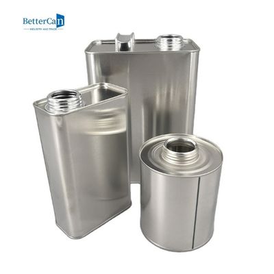 Latta rettangolare dell'olio per motori olio di motore da 1 gallone Tin With Pressure Cap