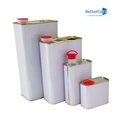 Contenitore della latta del metallo da 1 gallone un olio quadrato Tin With Metal Handle da 4 litri