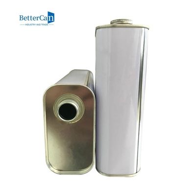 Olio per motori su ordinazione ISO9001 Tin Empty Square Paint Cans 1 litro