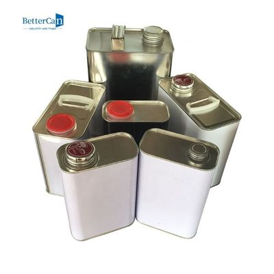 L'abitudine della latta 178x110x240mm dell'olio per motori di stile di F ha personalizzato Tin Cans