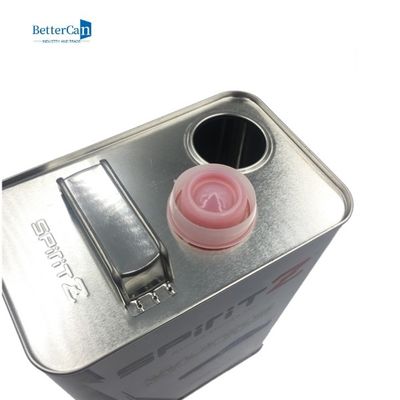Latta rettangolare dell'olio per motori olio di motore da 1 gallone Tin With Pressure Cap