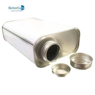 coperchio a vite normale dell'imbuto di Tin Custom Tin Containers With dell'olio per motori 500ml