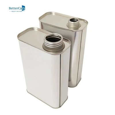 Metallo rotondo Tin Container With Metal Cover della latta 200ml 500ml dell'olio per motori