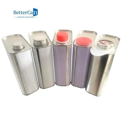 litro Tin Can Offset Printing bianco della latta 36Oz 4 dell'olio per motori di 0.23mm