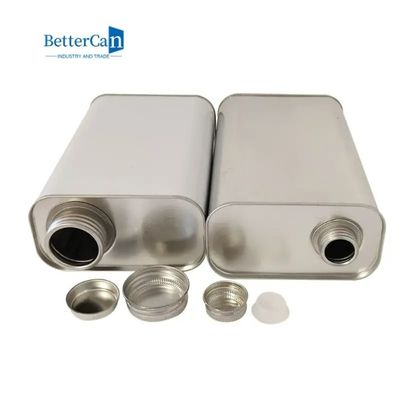 1 Gal Engine Oil Tin le latte d'imballaggio di 1 metallo di litro con il coperchio di plastica della vite di arresto