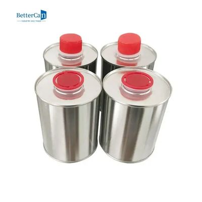 1 Gal Engine Oil Tin le latte d'imballaggio di 1 metallo di litro con il coperchio di plastica della vite di arresto