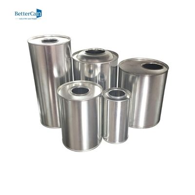 Metallo rotondo Tin Container With Metal Cover della latta 200ml 500ml dell'olio per motori
