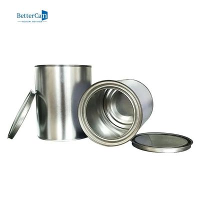 Una pittura Tin Cans Round Empty Quart da 1 litro inscatola per mano solvente