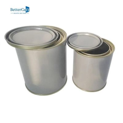 La pittura vuota su ordinazione inscatola 1 litro intorno alle latte automobilistiche della pittura con il coperchio triplo stretto