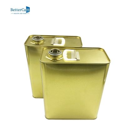 L'olio per motori che la pittura vuota inscatola la pittura vuota rettangolare inscatola 1 gallone con il coperchio a vite di pressione