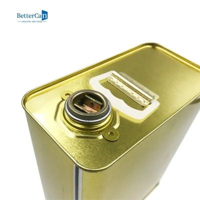 L'olio per motori che la pittura vuota inscatola la pittura vuota rettangolare inscatola 1 gallone con il coperchio a vite di pressione