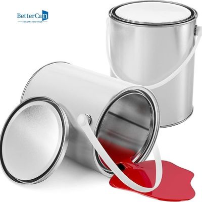 Intorno 5 al gallone vuoto Tin Buckets Bulk del contenitore 1,3 della pittura di industria delle latte della pittura di litro