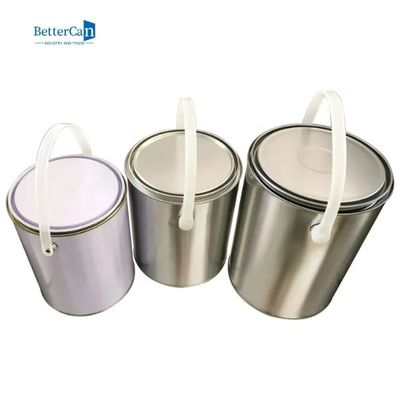 Lle latte vuote rotonde di 1 pittura di gallone, una pittura senza fodera Tin Pails da 1 quarto