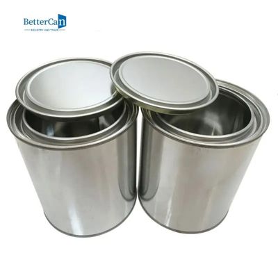 Lle latte vuote rotonde di 1 pittura di gallone, una pittura senza fodera Tin Pails da 1 quarto