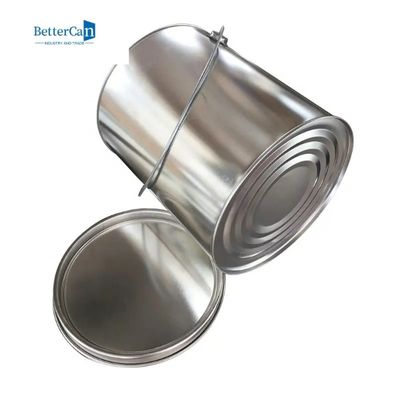 Pittura rotonda Tin Cans Container   latte vuote della pittura di gallone del metallo 4L