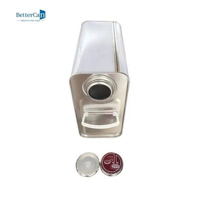 Pittura vuota Tin For Thinner Chemical del quadrato di Tin Can 2L del quadrato del cappuccio di pressione