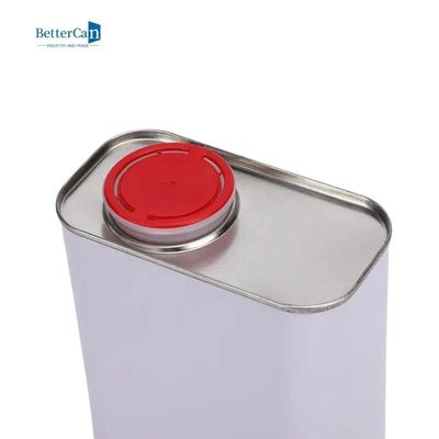 l'automobile 1L dipinge Tin Plate Cans Square Auto che la pittura può con i coperchi di compressione