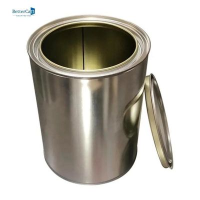 La pittura industriale rotonda 3.7L inscatola i coperchi su ordinazione di Tin Can Metal With Lever