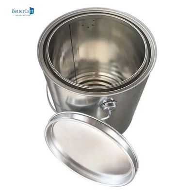 Un'automobile da 1 gallone dipinge il materiale di Tin Round Tinplate con il coperchio a pressione