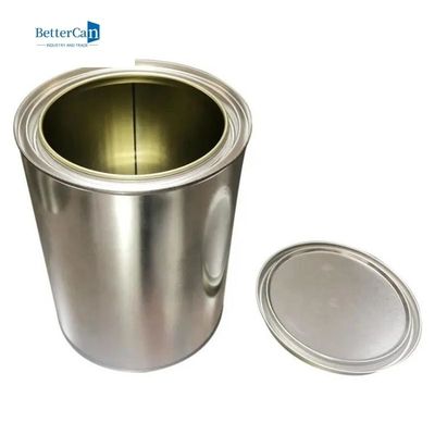 Un'automobile da 1 gallone dipinge il materiale di Tin Round Tinplate con il coperchio a pressione