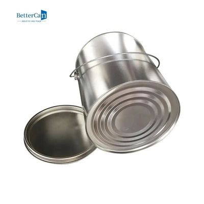 La pittura industriale rotonda 3.7L inscatola i coperchi su ordinazione di Tin Can Metal With Lever