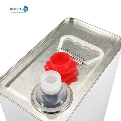 Latta rettangolare vuota della pittura dell'iniettore di Tin Cans 2L del quadrato con i coperchi materiali di compressione della latta