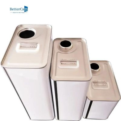 Latta rettangolare vuota della pittura dell'iniettore di Tin Cans 2L del quadrato con i coperchi materiali di compressione della latta