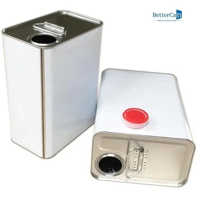5L il quadrato Tin Canisters, rivestimento dei metalli può Tin For Hardener