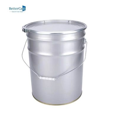 Il bianco di decorazione rotondo della latta 20L della pittura dipinge un secchio da 5 galloni