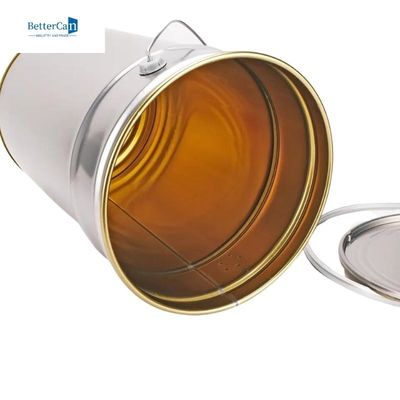 Svuoti i secchi della pittura da 5 galloni, 5 galloni Tin Bucket Pail con la maniglia del metallo