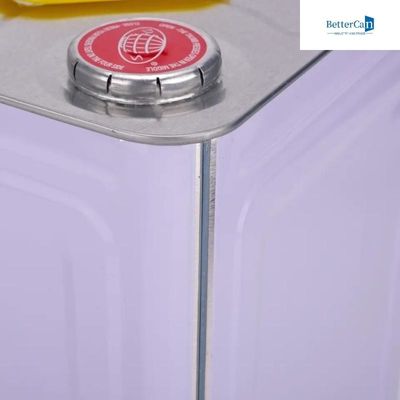 Secchio vuoto della pittura del quadrato di Tin Metal Bucket 20L con il coperchio del metallo